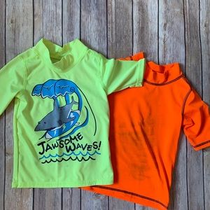 Boys swim rash guard tops